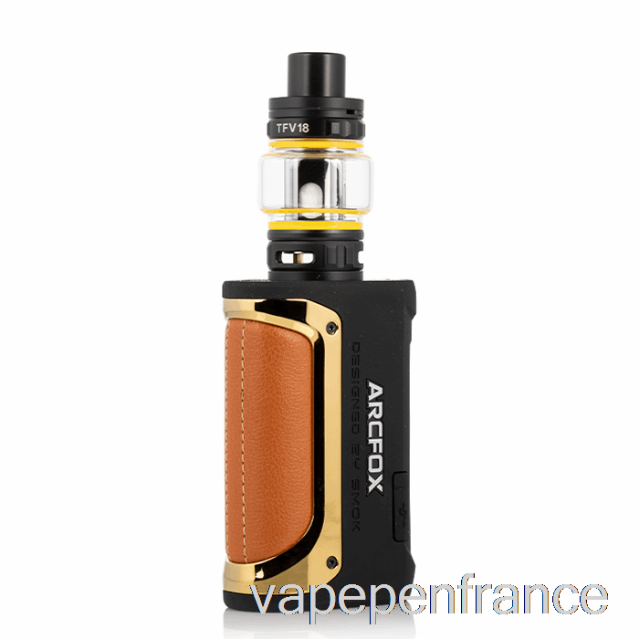 Smok Arcfox 230w Tc Kit De Démarrage Prisme Or Vape Stylo